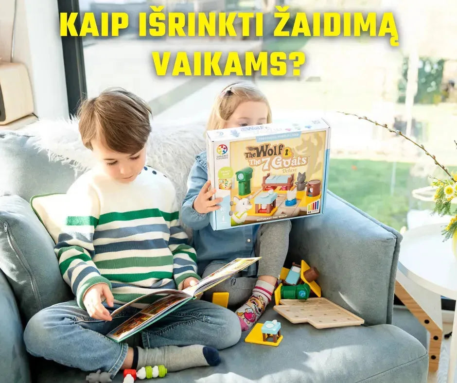 Kaip išrinkti žaidimą vaikams? Ne vien pramoga, bet ir augimo įrankis-Brain Games LT