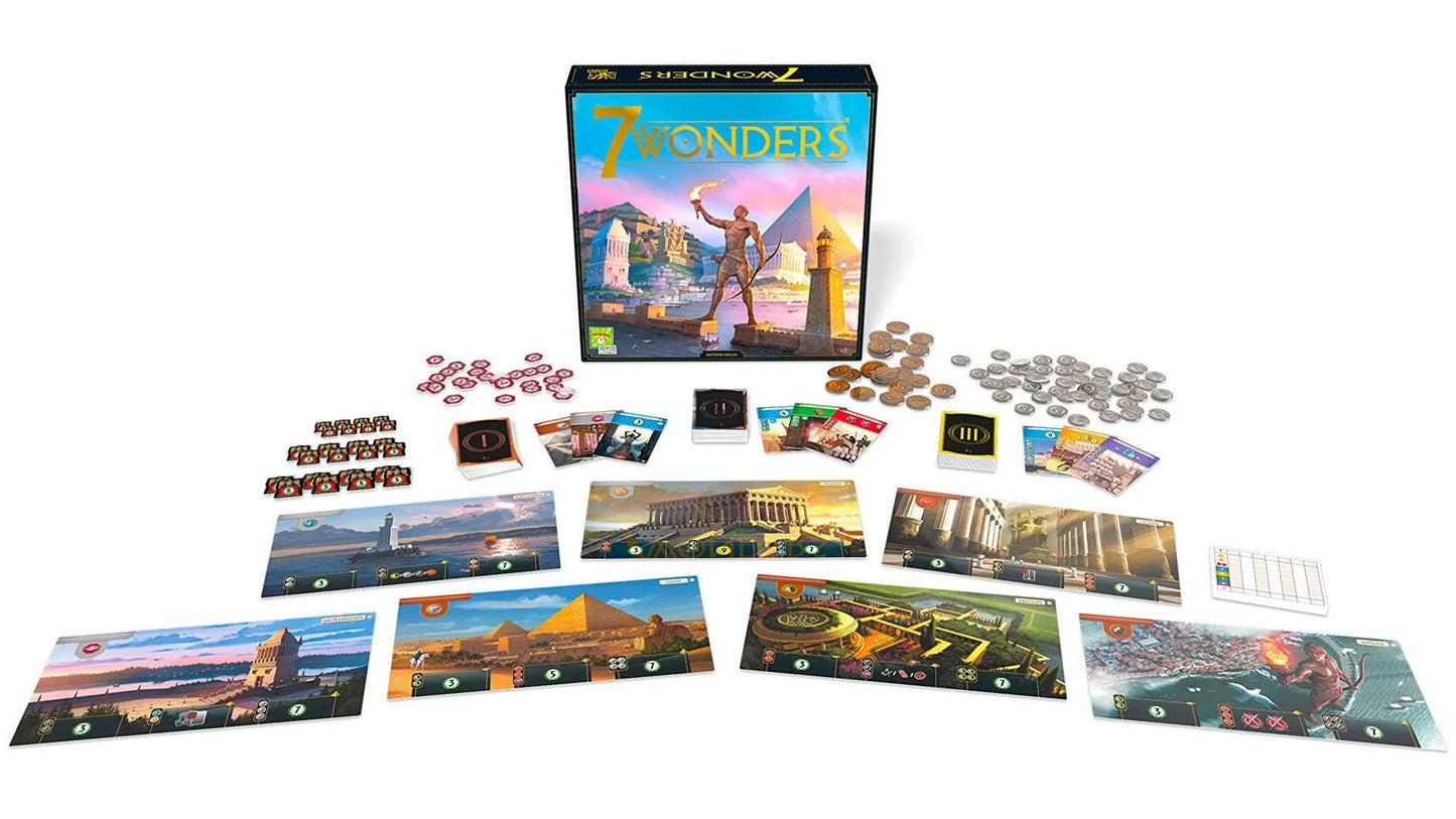 7 Wonders (Second Edition)-Stalo žaidimai-Brain Games LT