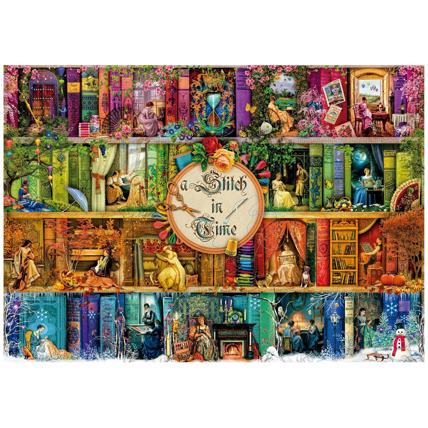 A Stitch In Time, 3000-Universalios dėlionės-Brain Games LT
