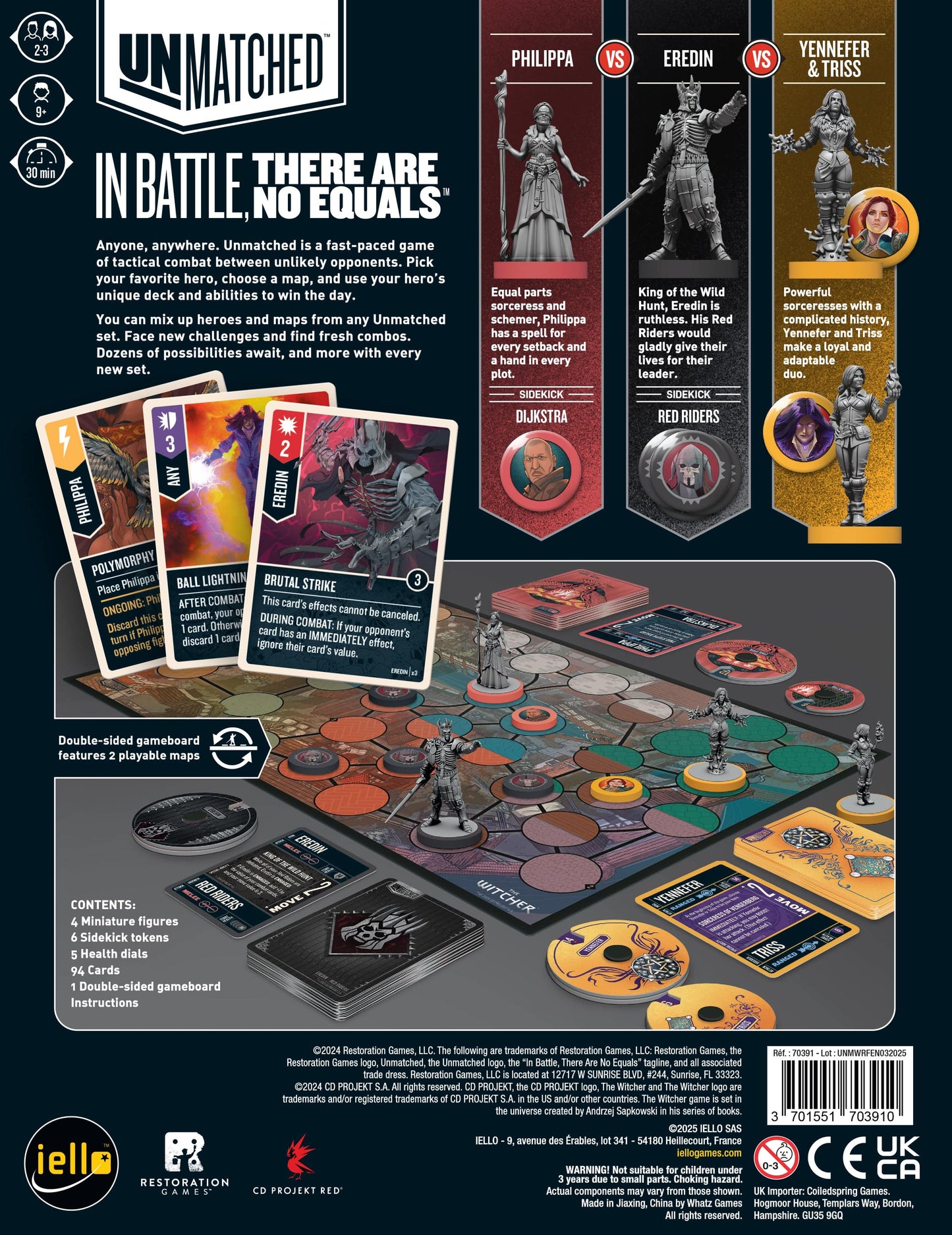 Alderac Entertainment Group Stalo žaidimai Unmatched: Witcher: Realms Fall