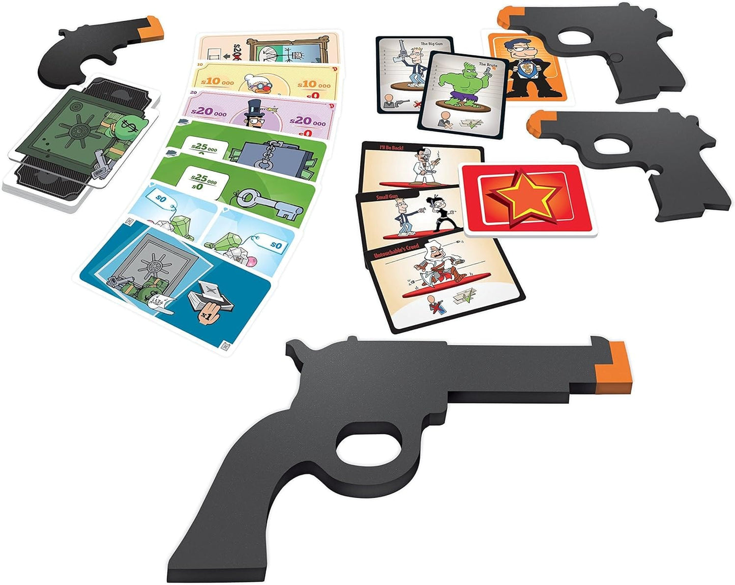 Asmodee Stalo žaidimai Cash 'n Guns More Cash & More Guns (papildymas)