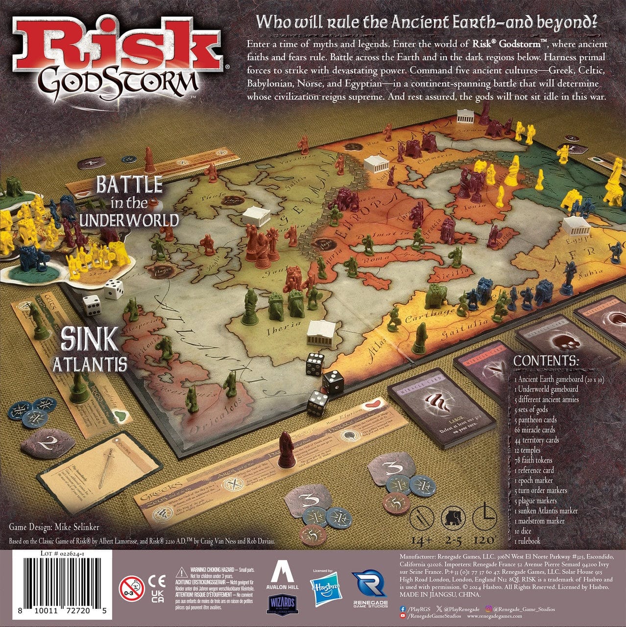 Asmodee Stalo žaidimai Risk Godstorm