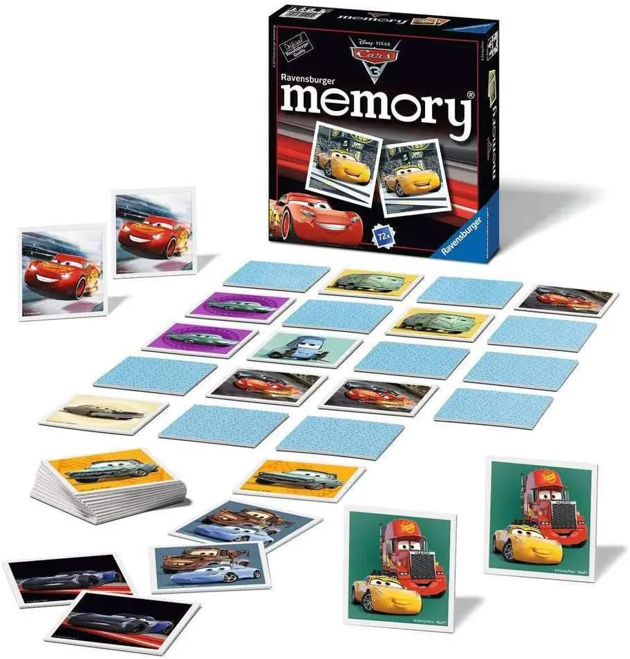 Atminties žaidimas Disney Pixar Cars 3-Stalo žaidimai-Brain Games LT