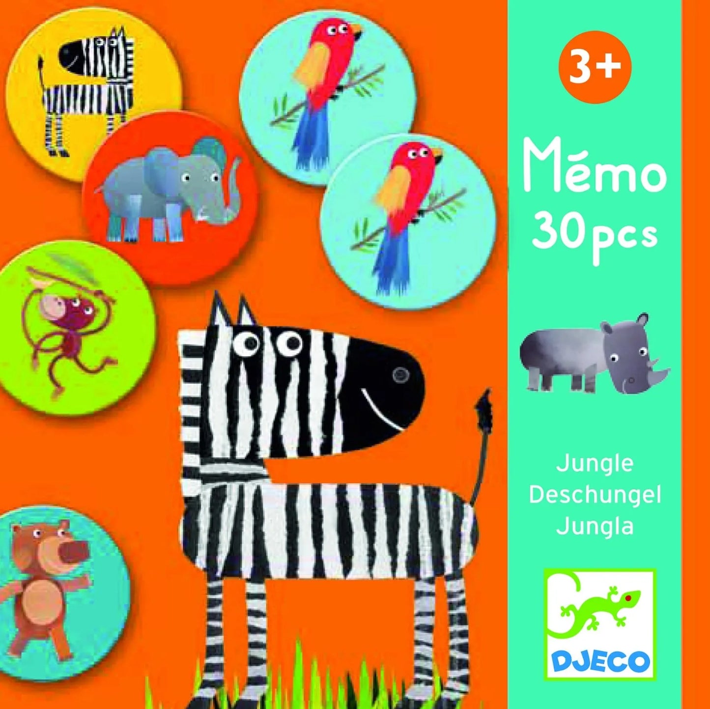 Atminties žaidimas Jungle-Vaikiškos dėlionės-Brain Games LT