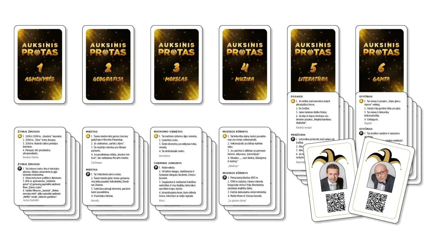 Auksinis protas. Užuominos-Stalo žaidimai-Brain Games LT