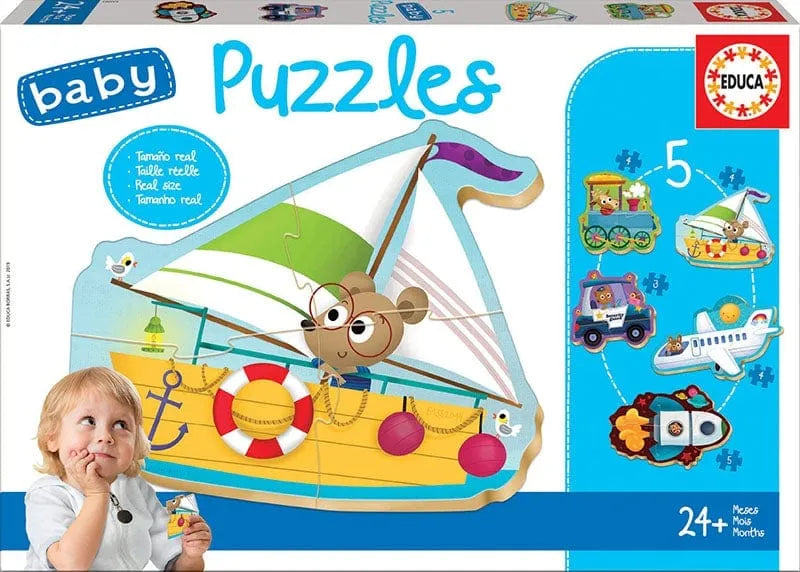 Baby puzzle Vehicles II-Vaikiškos dėlionės-Brain Games LT