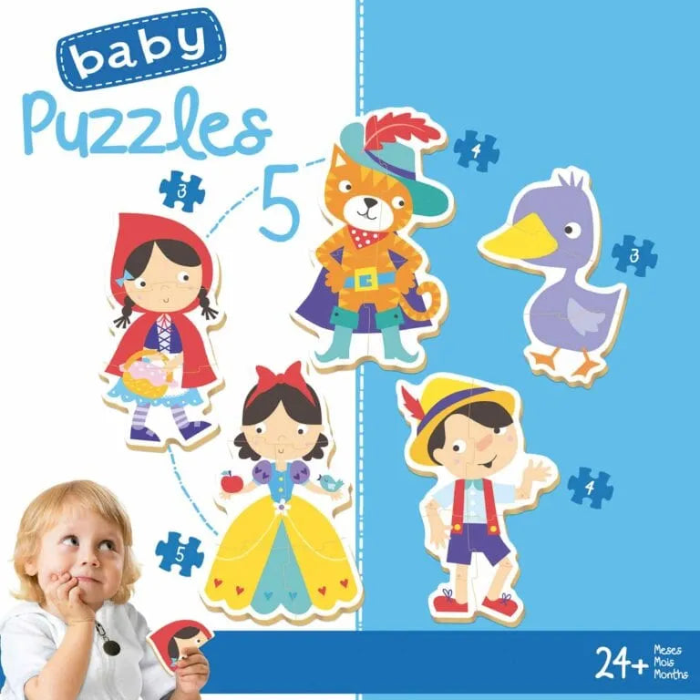 Baby Puzzles Once upon a time-Vaikiškos dėlionės-Brain Games LT