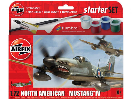 Baksas Surenkami modeliai Airfix - North American P-51 Mustang IV
