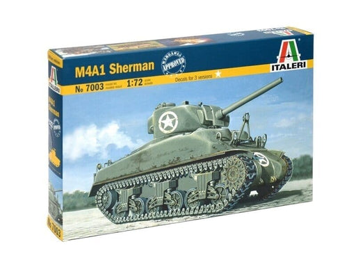 Baksas Surenkami modeliai Italeri - M4A1 Sherman