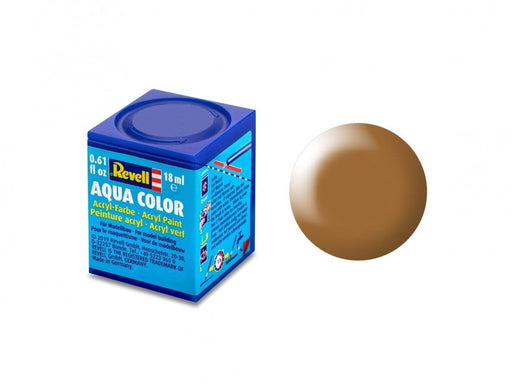 Baksas Surenkami modeliai Revell - Aqua Color, Wood Brown, Silk, 18ml