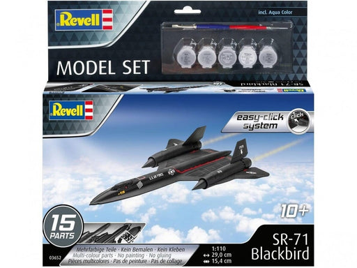 Baksas Surenkami modeliai Revell - Lockheed SR-71 Blackbird easy-click-system