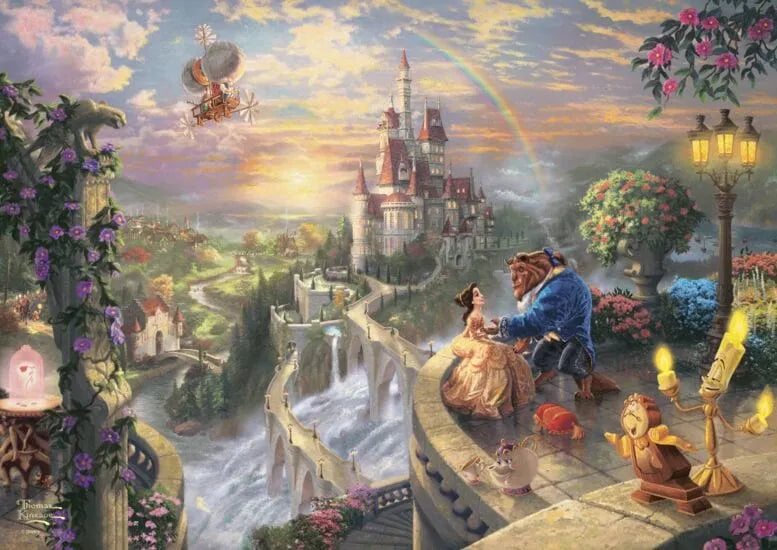 Beauty and the Beast Falling in Love, 500-Universalios dėlionės-Brain Games LT