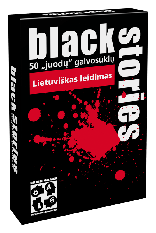 Brain Games LT Stalo žaidimai Black Stories LT