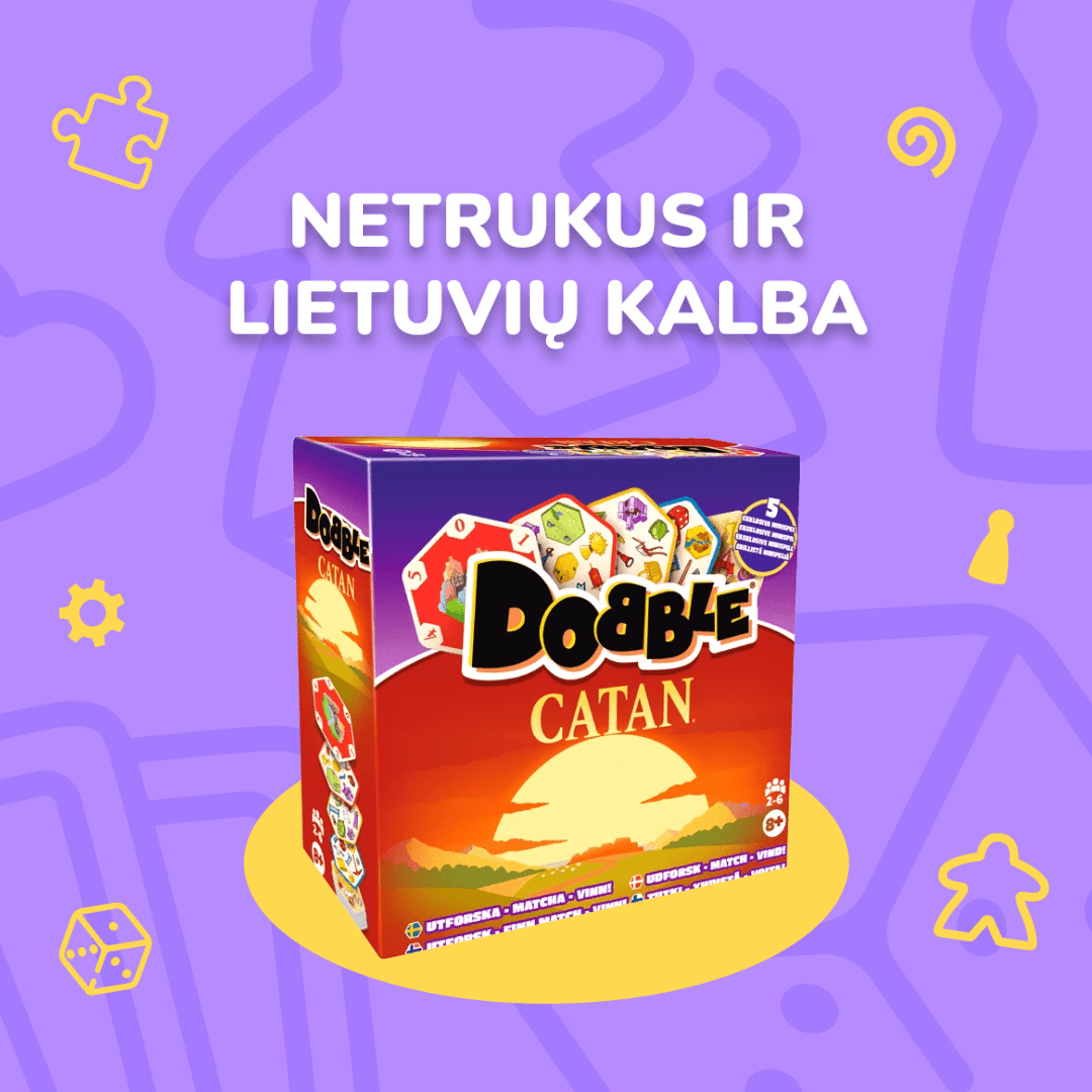 Brain Games LT Stalo žaidimai Dobble CATAN