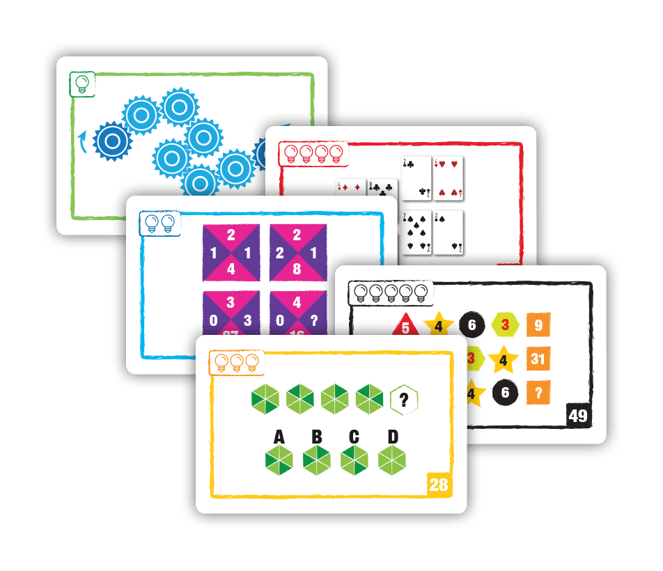 Brain Games LT Stalo žaidimai Logic Cards Blue