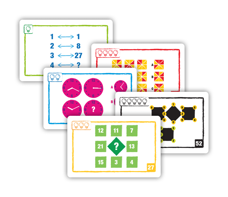 Brain Games LT Stalo žaidimai Logic Cards Yellow