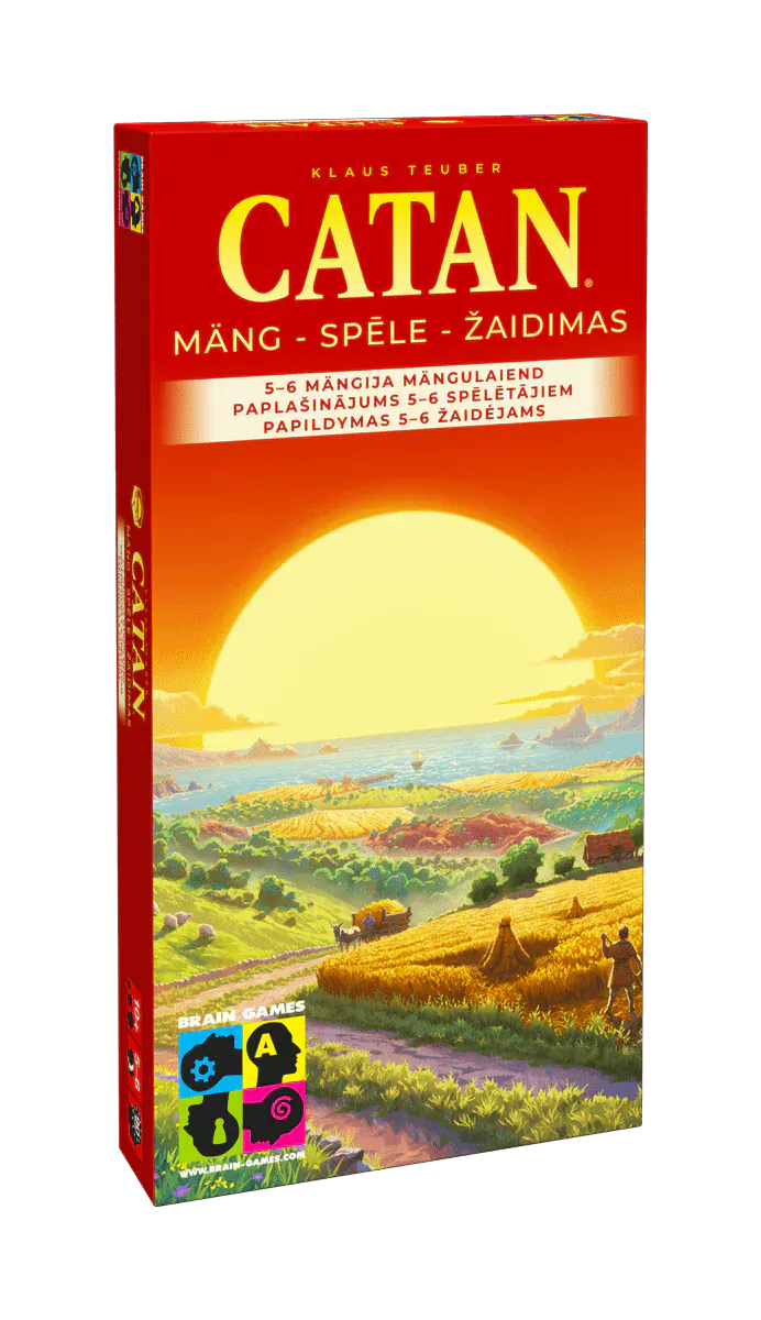CATAN (LT) + CATAN: 5-6 žaidejams (Papildymas)-Bundles-Brain Games LT