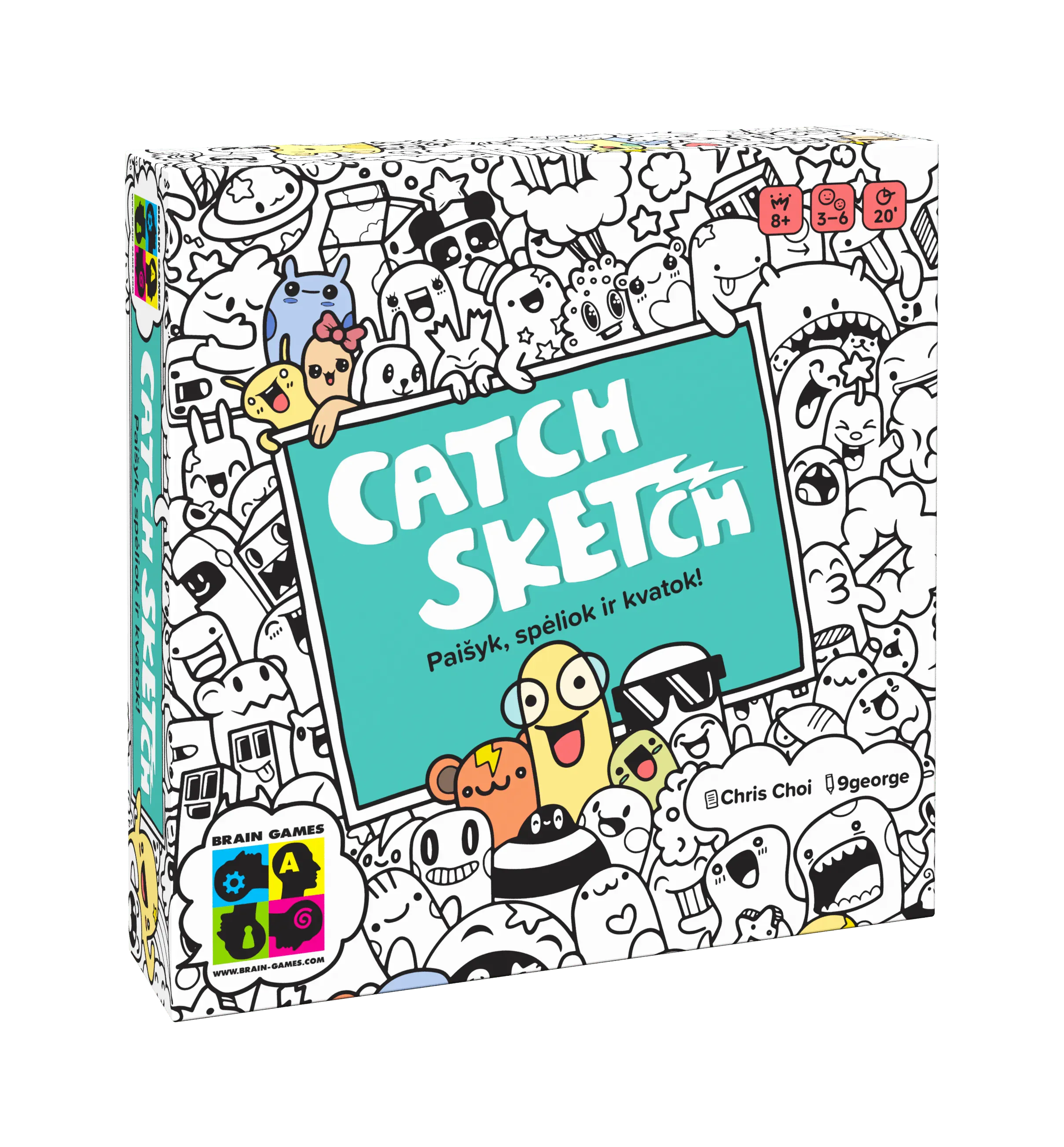 Catch Sketch-Stalo žaidimai-Brain Games LT
