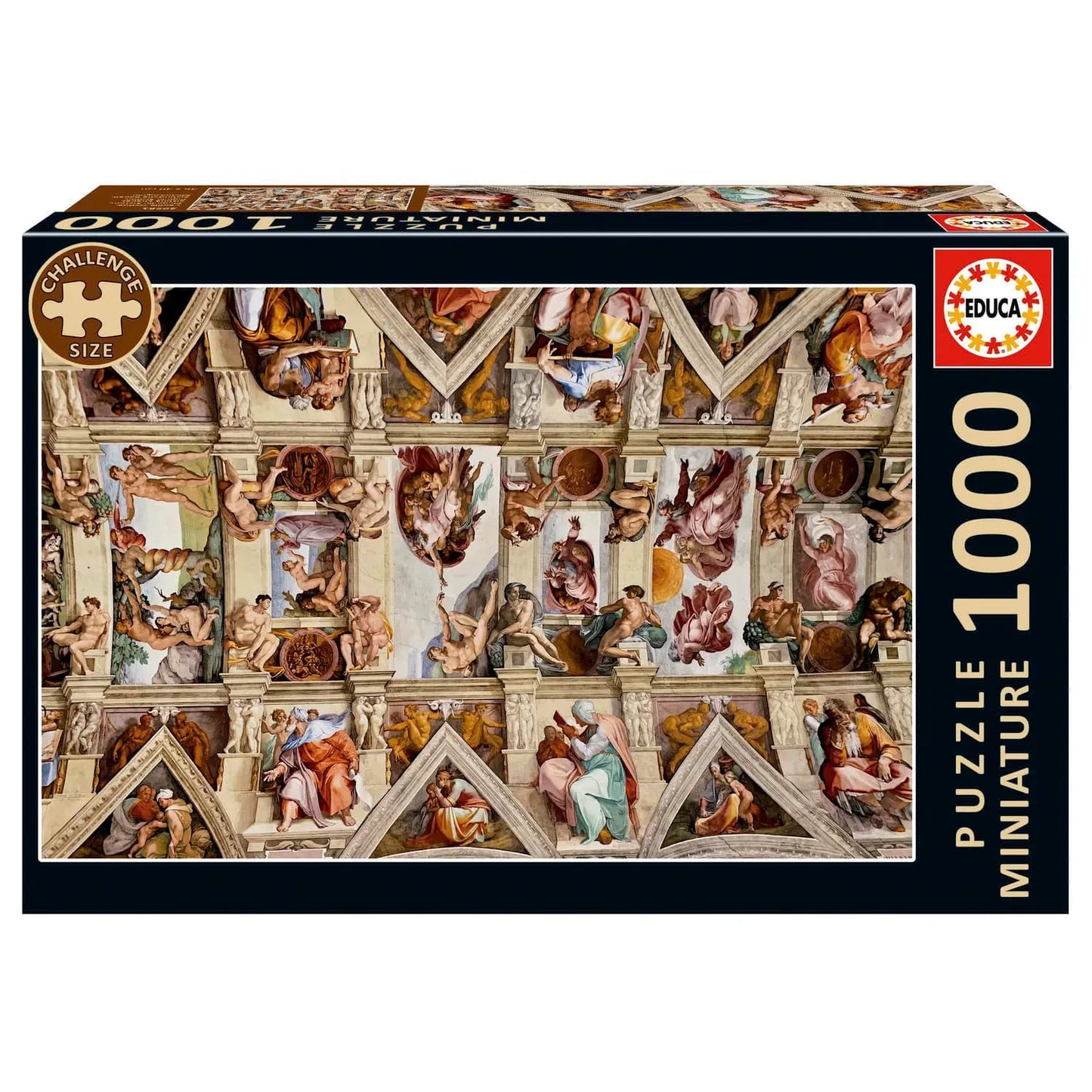 Chapelle Sixtine, Miniature , 1000-Universalios dėlionės-Brain Games LT