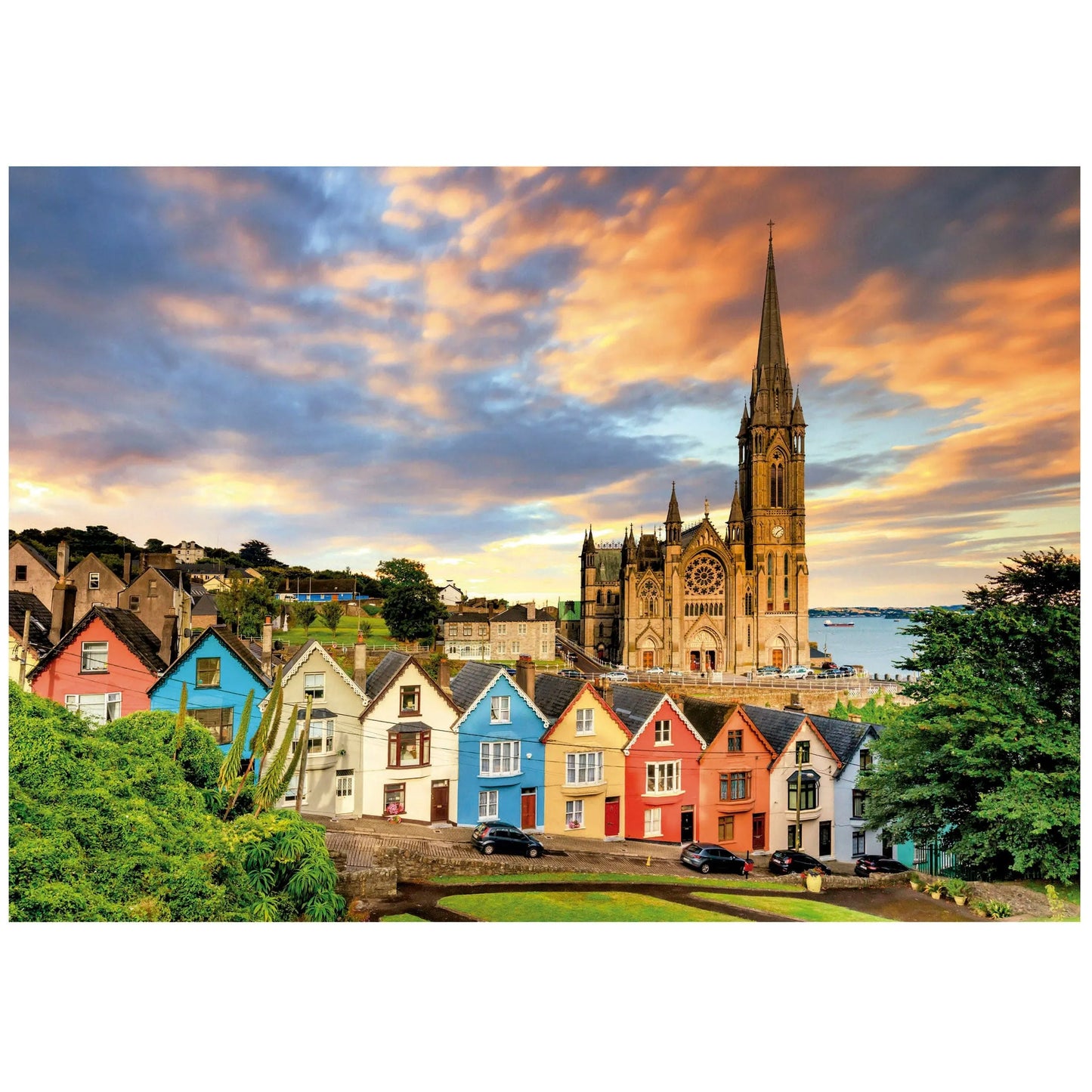 Cobh Cathedral, Ireland, 1000-Universalios dėlionės-Brain Games LT