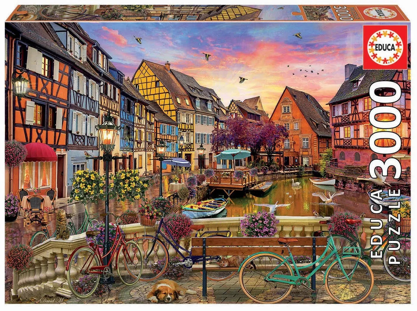 Colmar, France, 3000-Universalios dėlionės-Brain Games LT