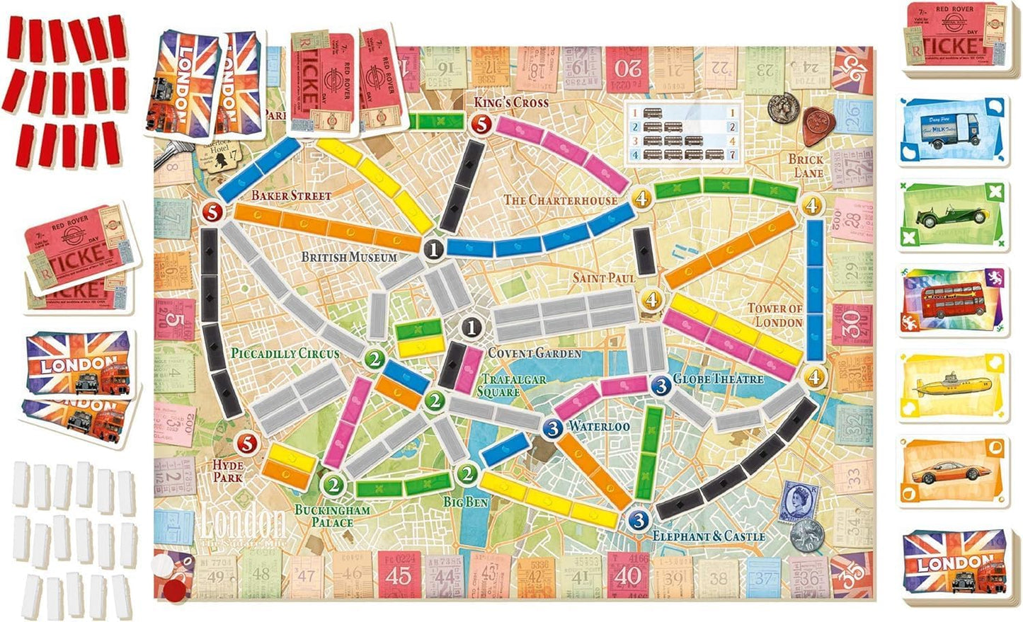Days of Wonder Stalo žaidimai Ticket to Ride: London