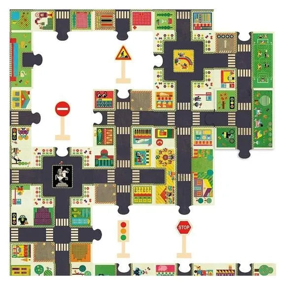 Dėlionė The city-Vaikiškos dėlionės-Brain Games LT