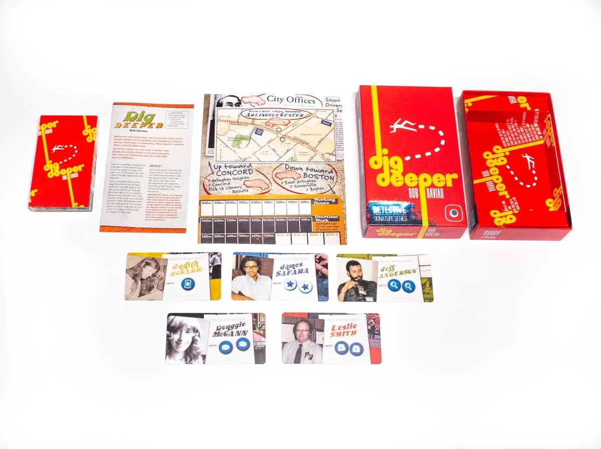 Detective: Signature Series – Dig Deeper (Papildymas) (EN)-Stalo žaidimai-Brain Games LT