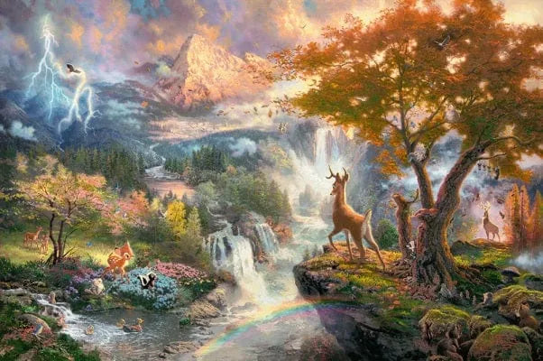 Disney, Bambi, 1000-Universalios dėlionės-Brain Games LT