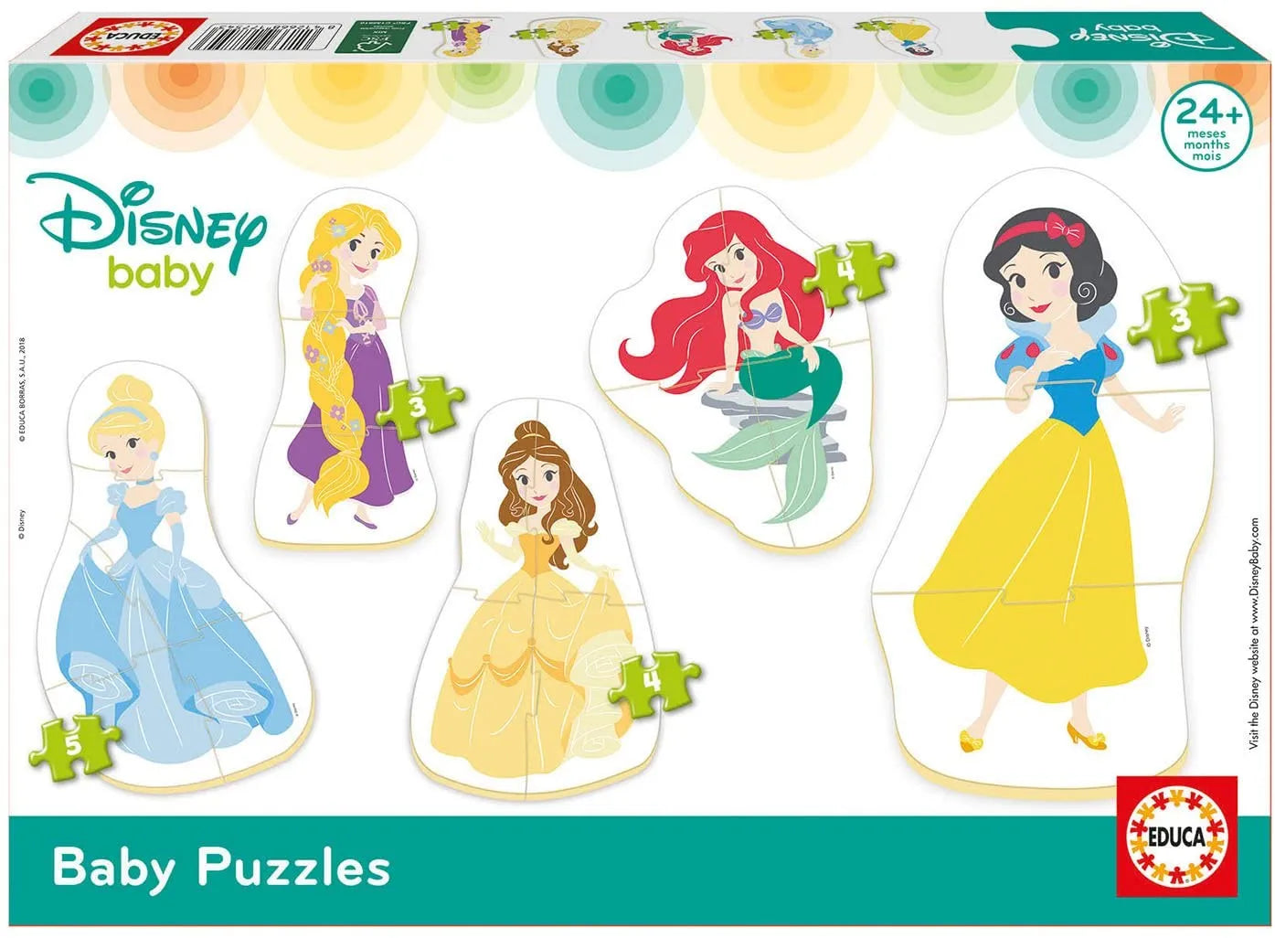 Disney Puzzle Princess-Vaikiškos dėlionės-Brain Games LT