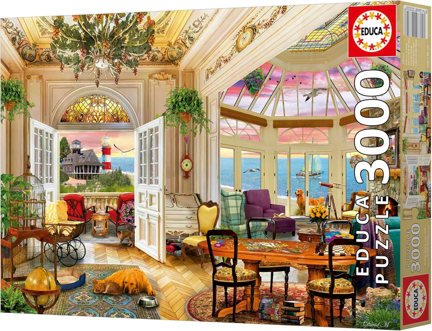 Educa Universalios dėlionės Life on The Coast, 3000