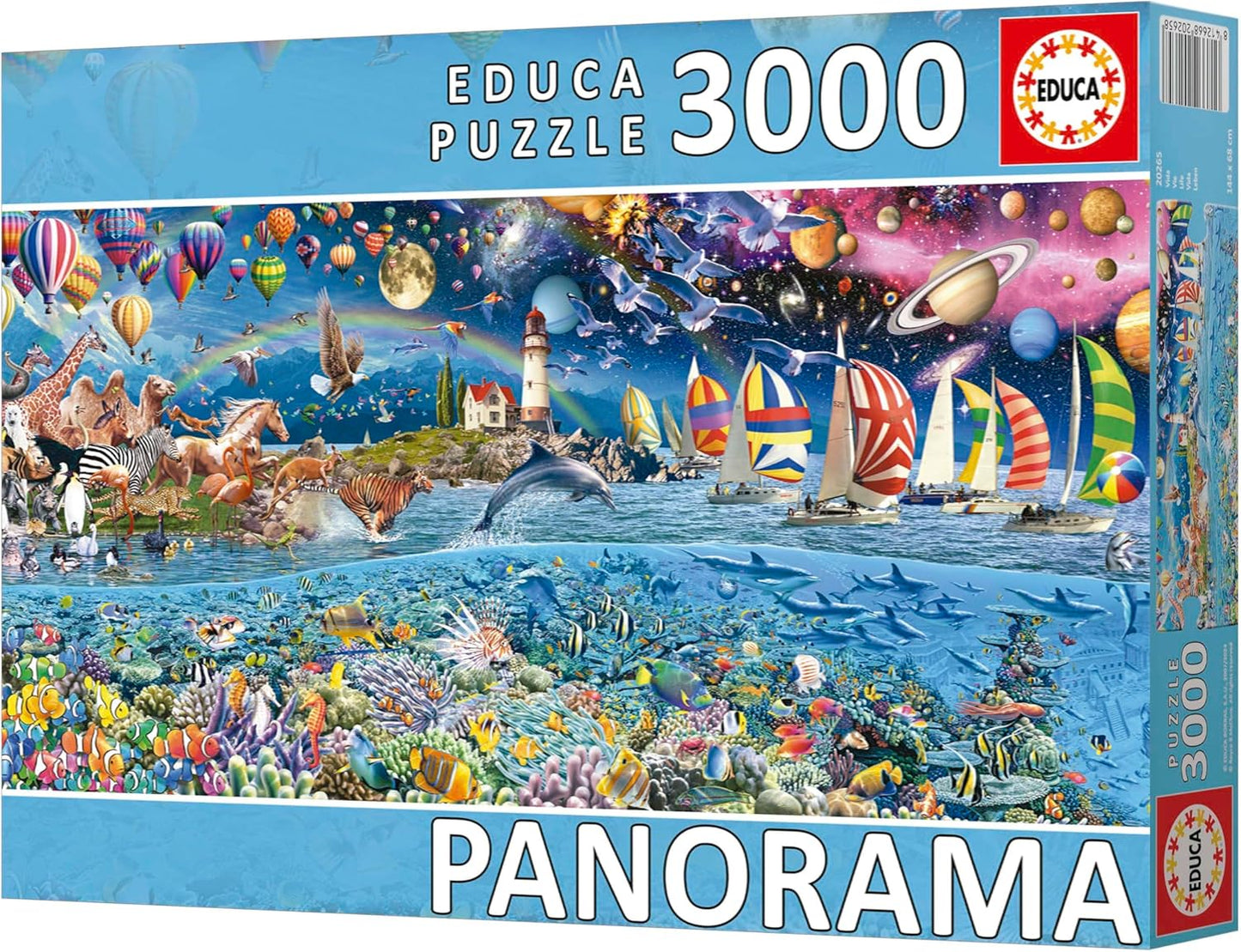 Educa Universalios dėlionės Panorama Life, 3000