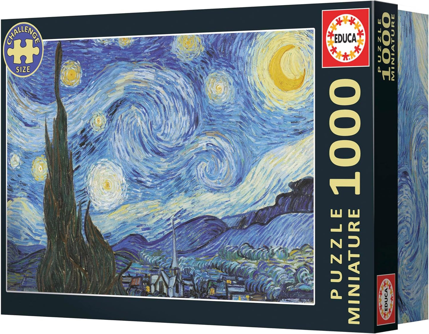 Educa Universalios dėlionės Starry Night Miniature Puzzle, 1000