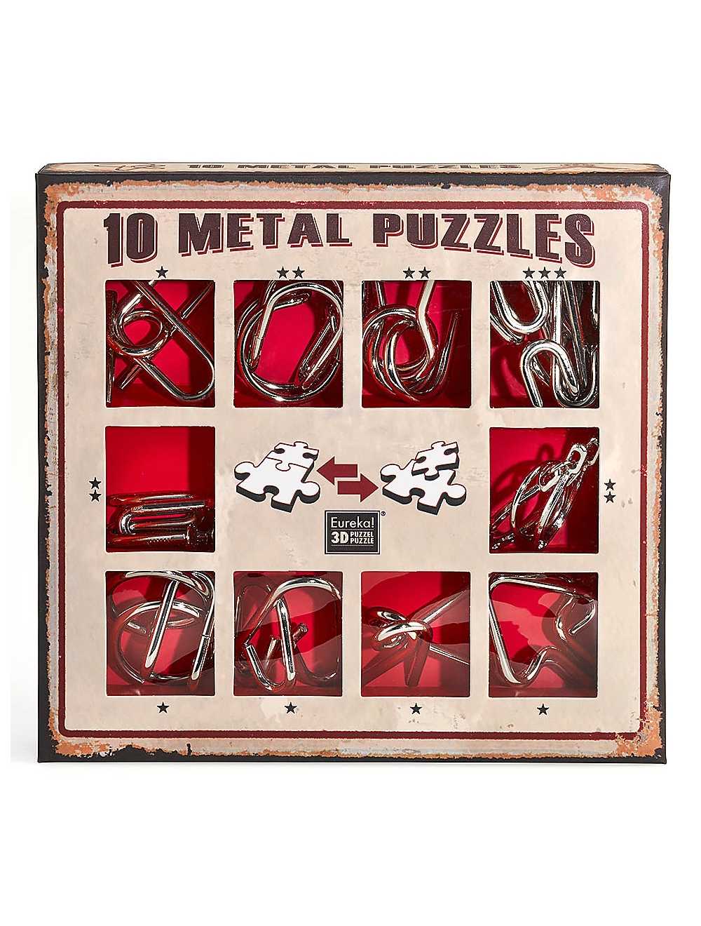 Eureka Galvosūkiai 10 Metal Puzzles