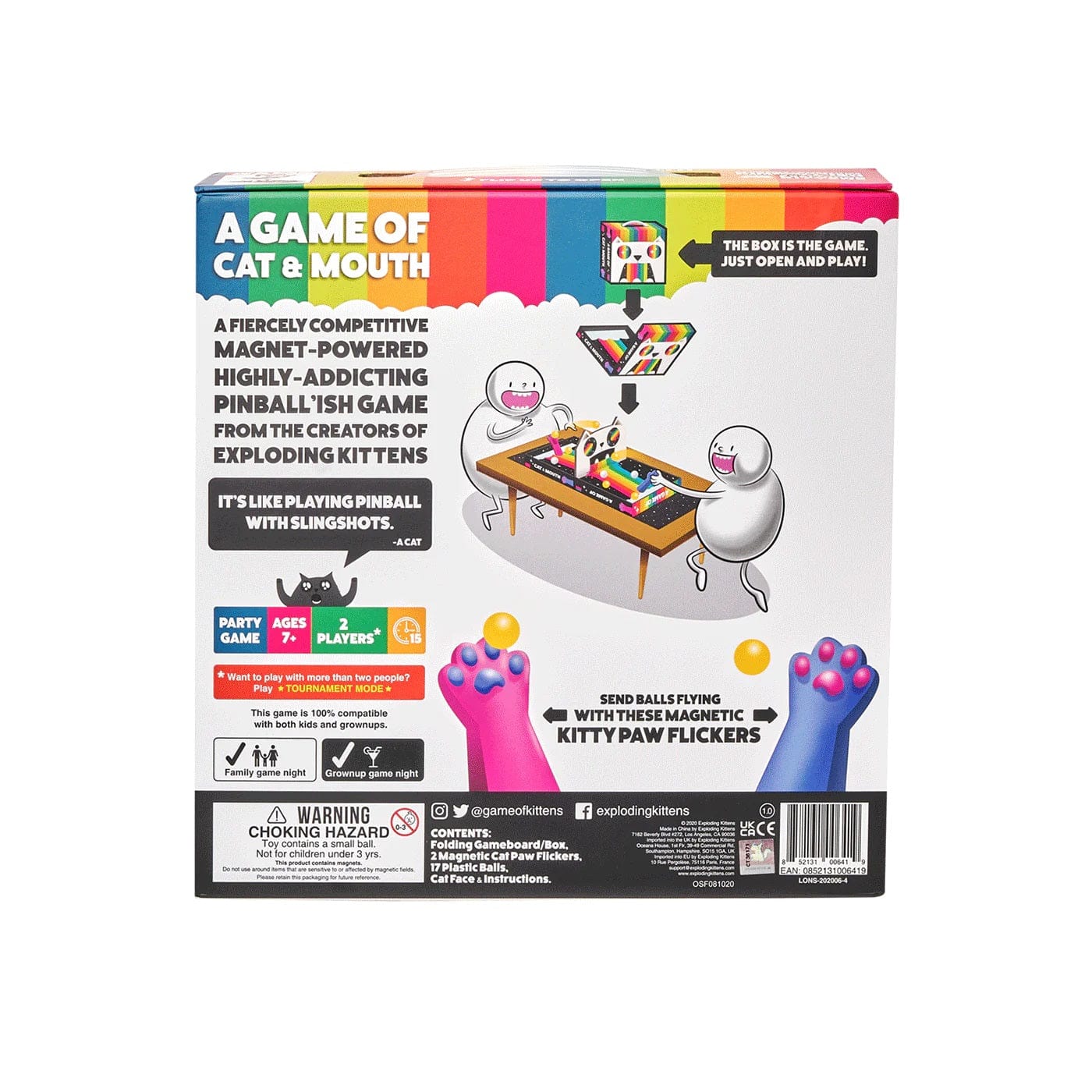 Exploding Kittens Stalo žaidimai Game of Cat And Mouth