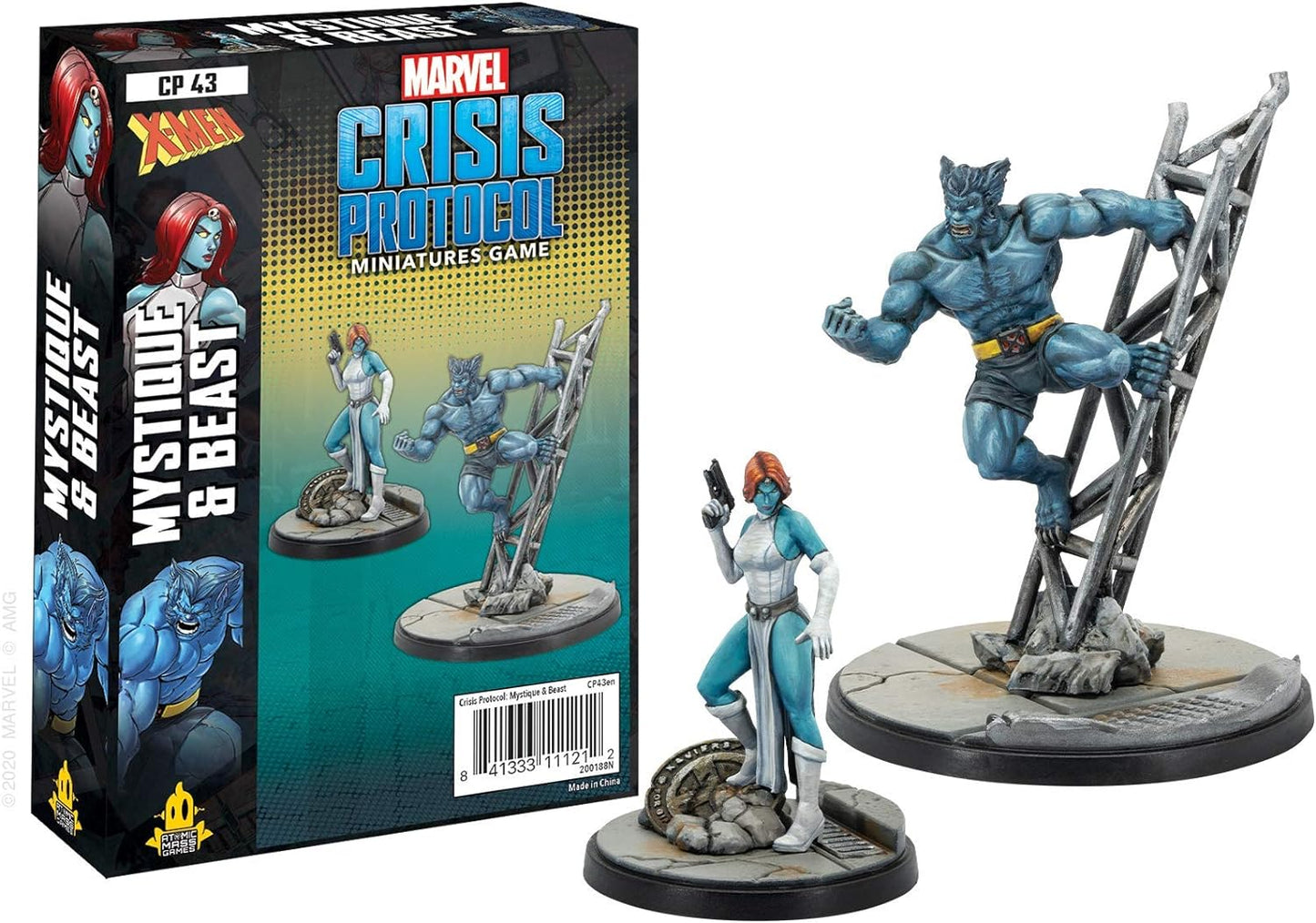 Fantasy Flight Stalo žaidimai Mystique and Beast: Marvel Crisis Protocol