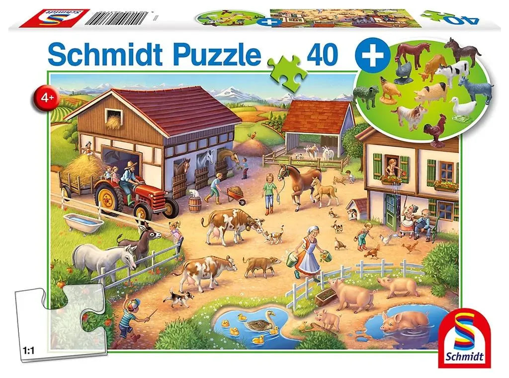 Farmer, 40-Vaikiškos dėlionės-Brain Games LT
