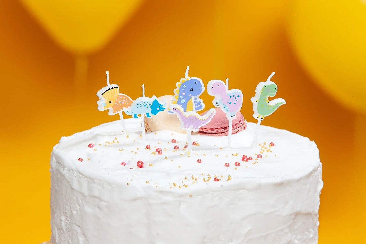 Godan Kita Dinozaurų formos žvakių rinkinys, 6 vnt.