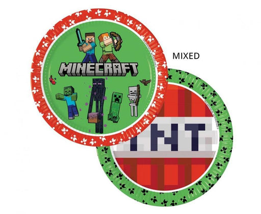 Godan Kita Minecraft popierinės lėkštės