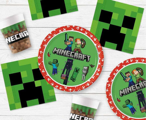 Godan Kita Minecraft popierinės lėkštės