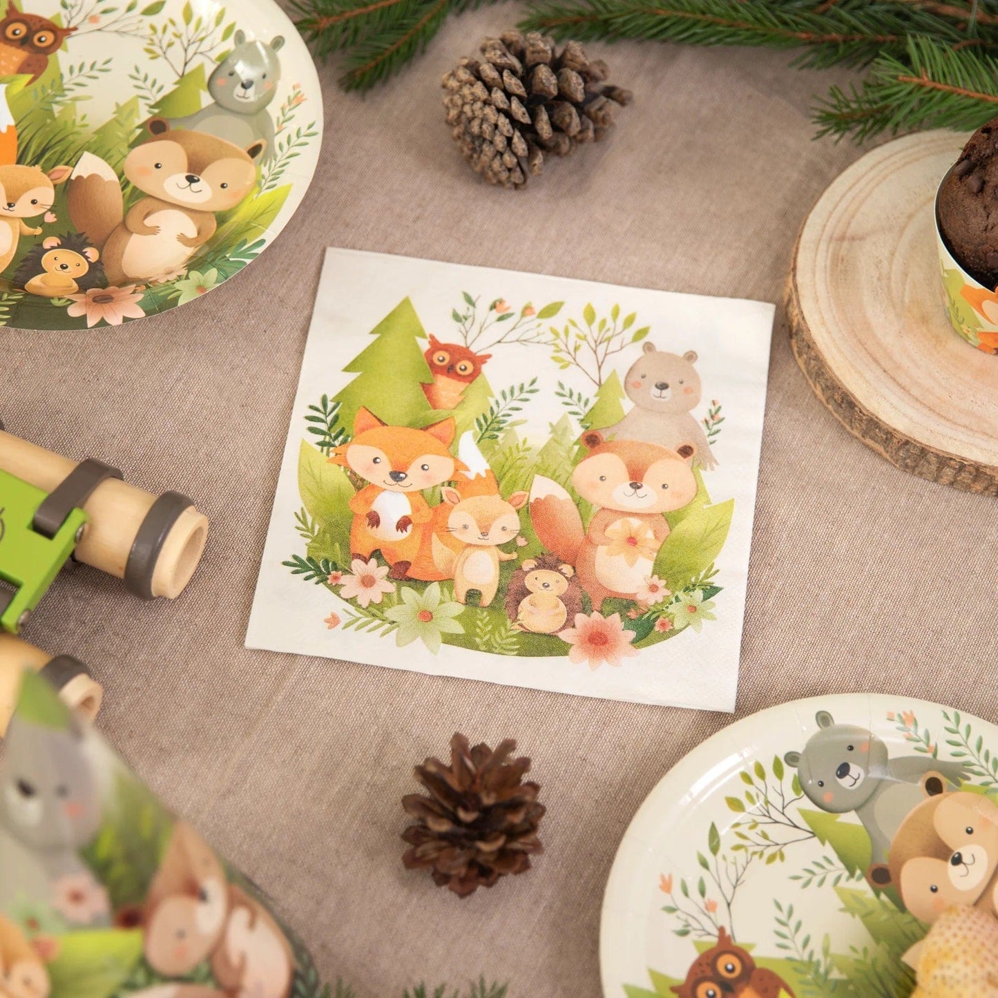 Godan Kita Servetėlės „Miško draugai“, 10 vnt.