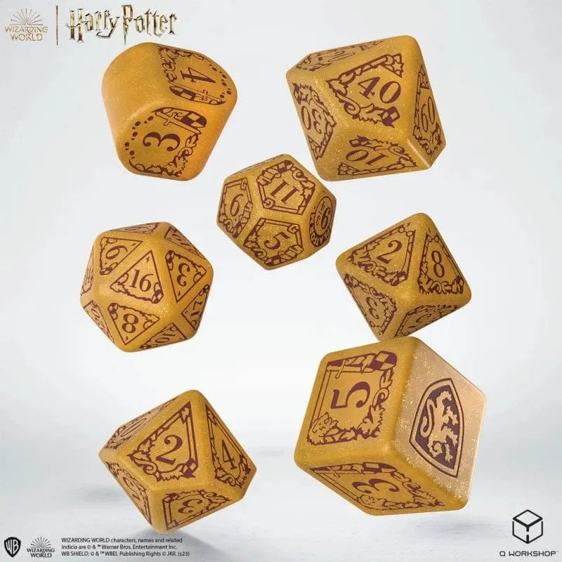 Harry Potter: Gryffindor Modern Dice Set - Gold (7)-Kita-Brain Games LT