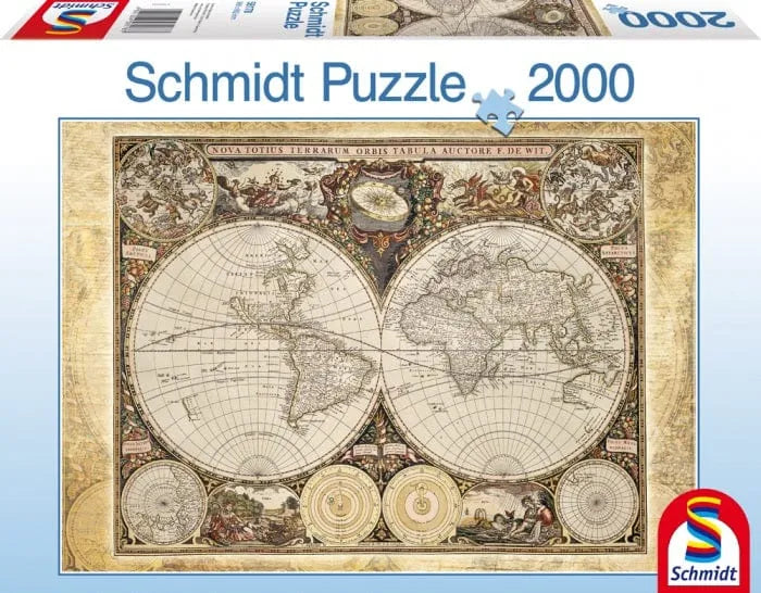 Historical map of the world, 2000-Universalios dėlionės-Brain Games LT