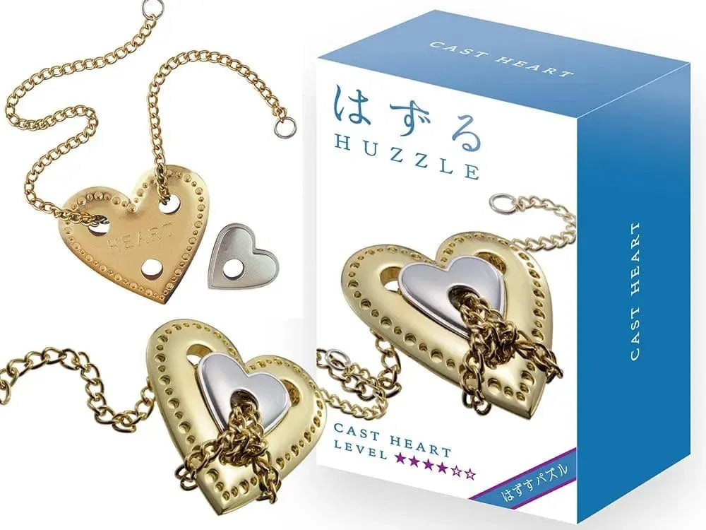 Huzzle Cast Heart-Galvosūkiai-Brain Games LT