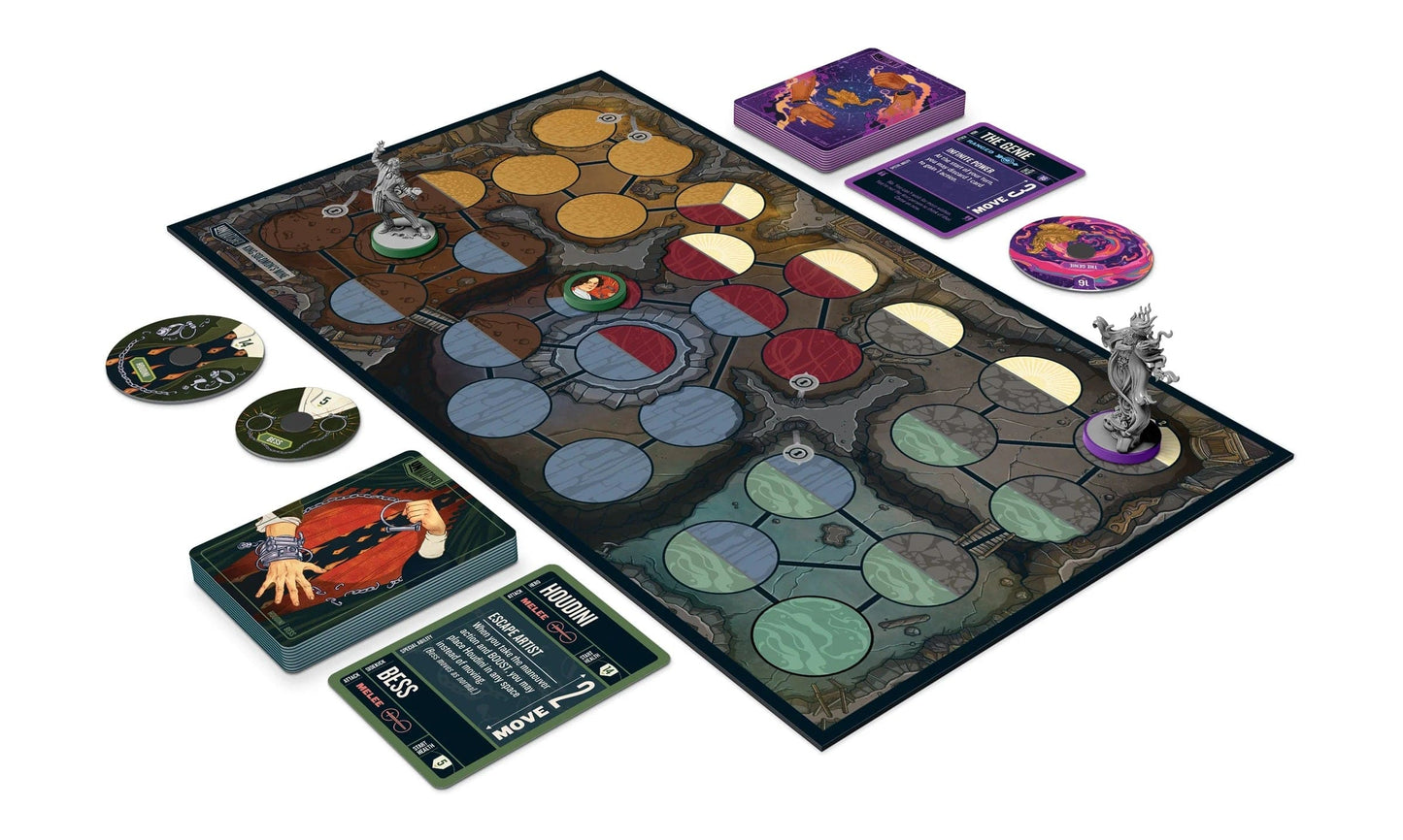 IELLO Stalo žaidimai Unmatched: Houdini vs. The Genie