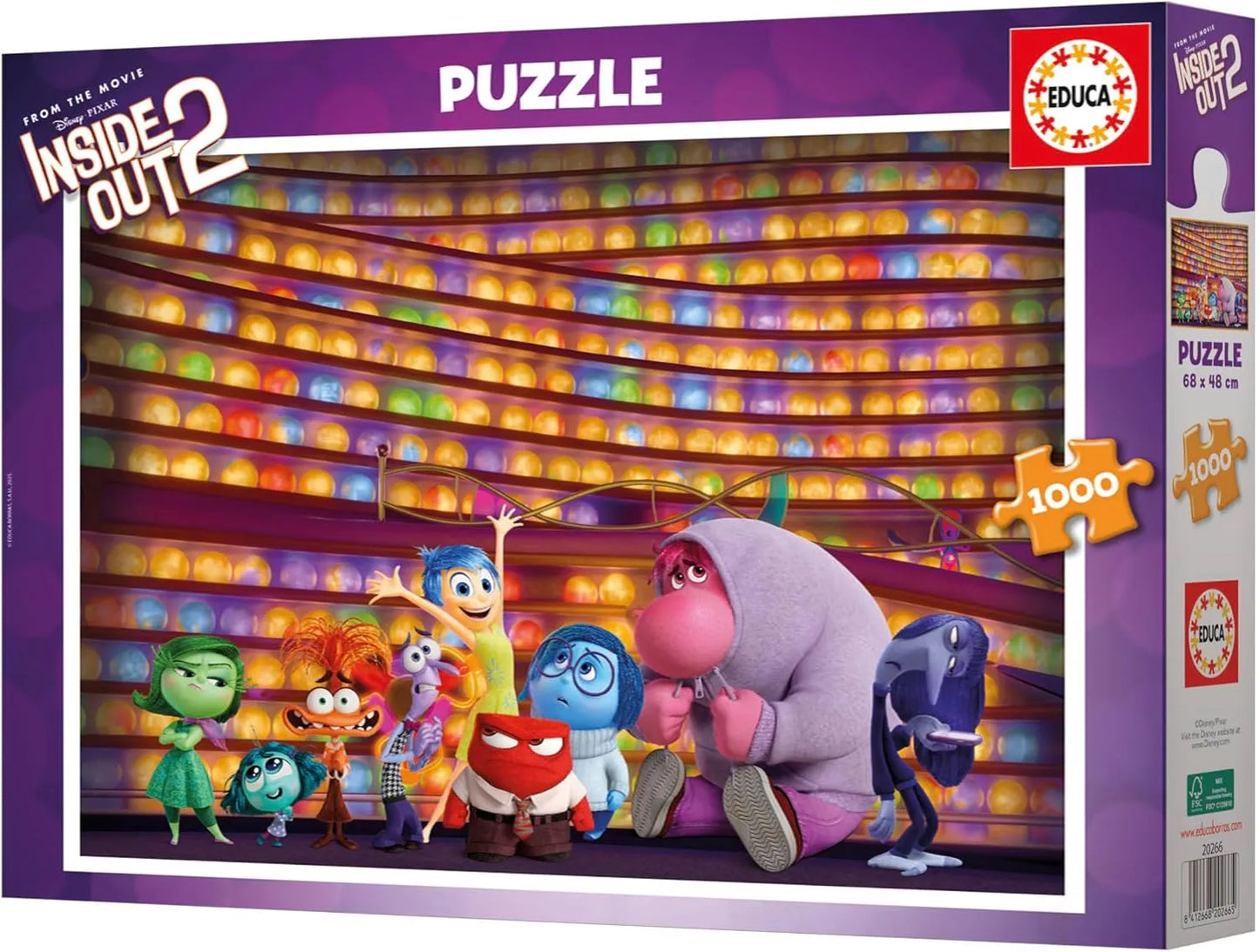 Inside Out 2-Vaikiškos dėlionės-Brain Games LT