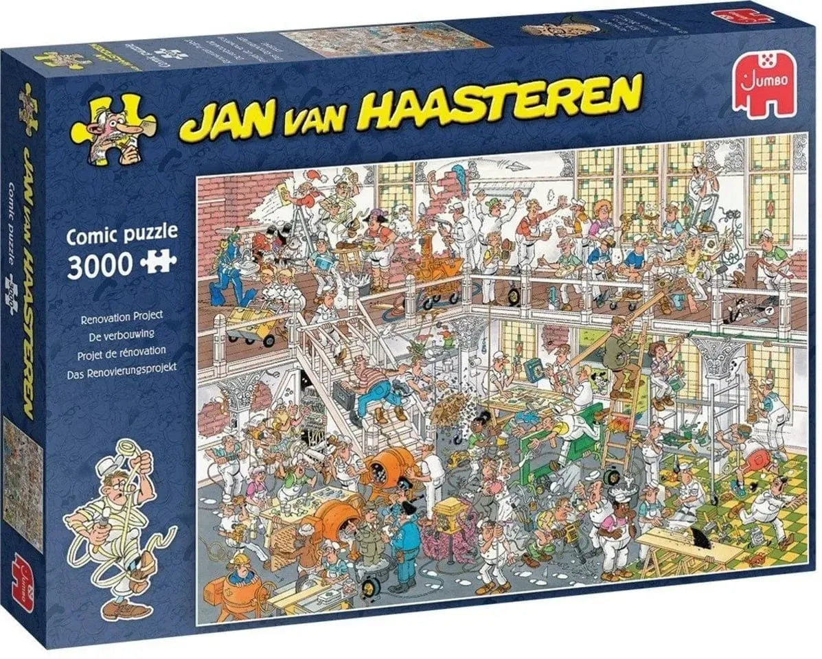 Jumbo Universalios dėlionės Jan van Haasteren - Renovation Project, 3000
