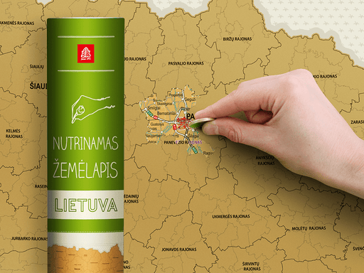 Jāņa sēta Kita Nutrinamas žemėlapis - Lietuva