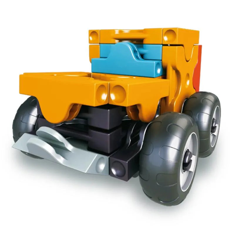 Japoniškas konstruktorius LAQ „Hamacron Constructor Mini Wheel Loader“-Konstruktoriai-Brain Games LT