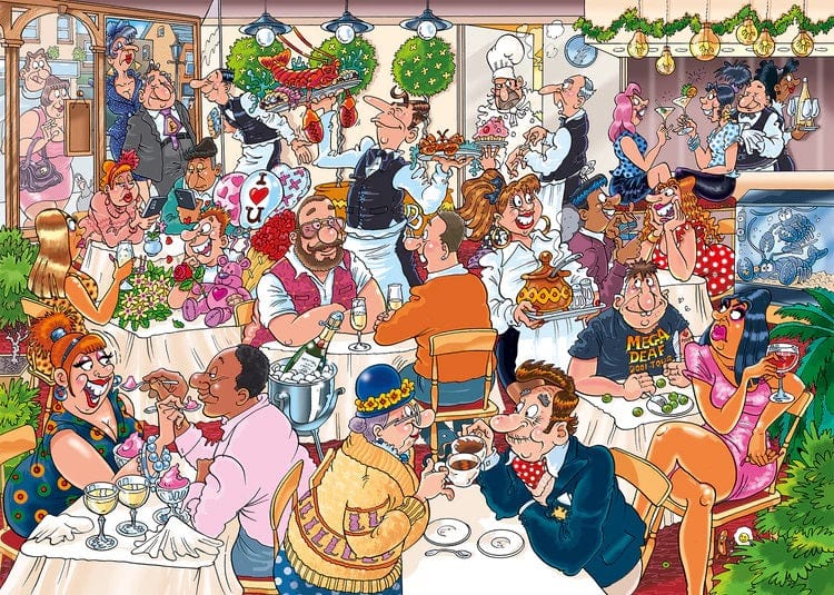 Jumbo Universalios dėlionės Wasgij Mystery 26 - Date Night! 1000